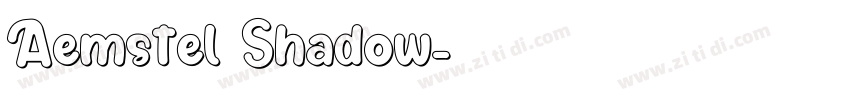 Aemstel Shadow字体转换